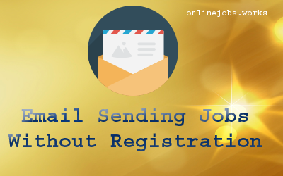 Email sending jobs without registractionm fees
