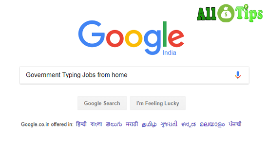 Government Typing Jobs from home